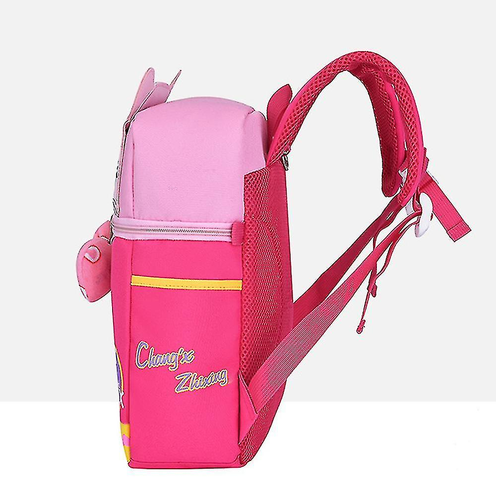 Foto 5 pulgar | Mochila Huoguo, Mochila Escolar Para Niños De 2 A 9 Años, De Nailon Rosa - Venta Internacional.
