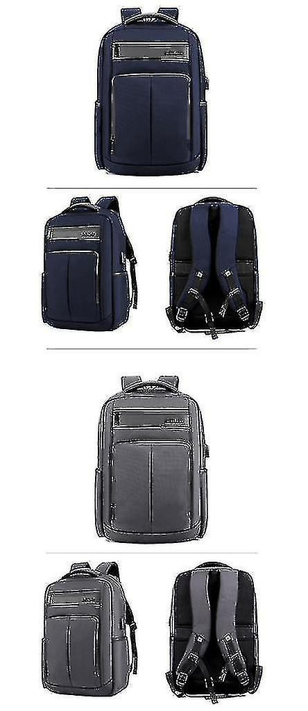 Foto 5 pulgar | Mochila Huoguo B00121c De 46 Cm Con Carga Usb Para Portátil De 15,6 Pulgadas, Color Negro - Venta Internacional.