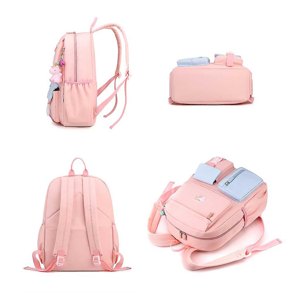 Foto 1 | Mochila Sanlin Beans Para Estudiantes, Escuelas, Viajes, Impermeable, Azul - Venta Internacional.
