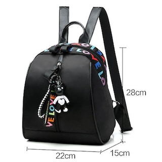 Foto 5 | Mochila Huoguo De Viaje Para Mujer, Negra, Impermeable, 20-35 L - Venta Internacional.