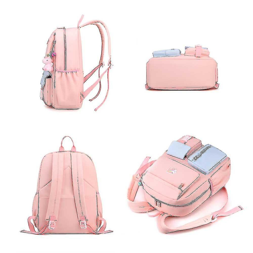Foto 3 pulgar | Mochila Huoguo Para Estudiantes, Escuelas, Viajes, Trabajo, Impermeable, Color Morado - Venta Internacional.