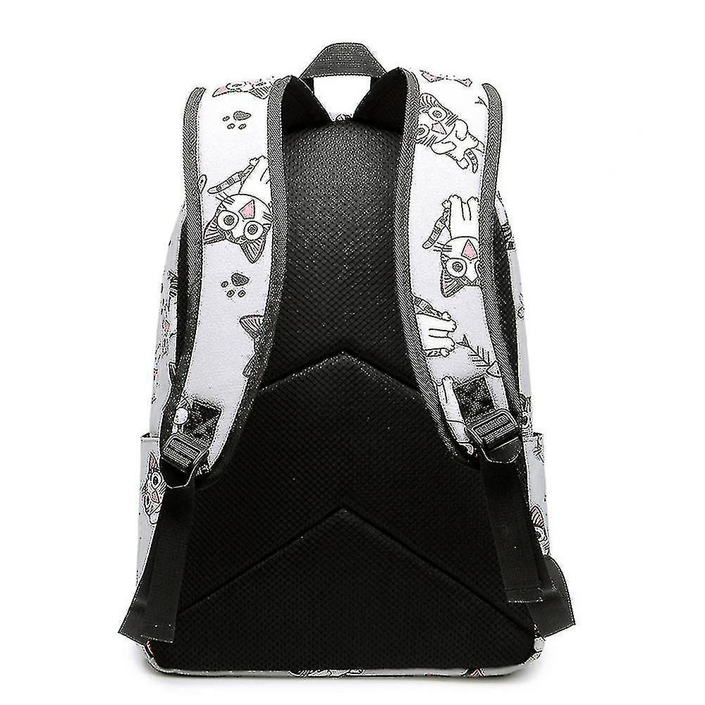 Foto 4 pulgar | Mochila Huoguo De Lona Negra Impermeable Para Niños Y Escuelas - Venta Internacional.