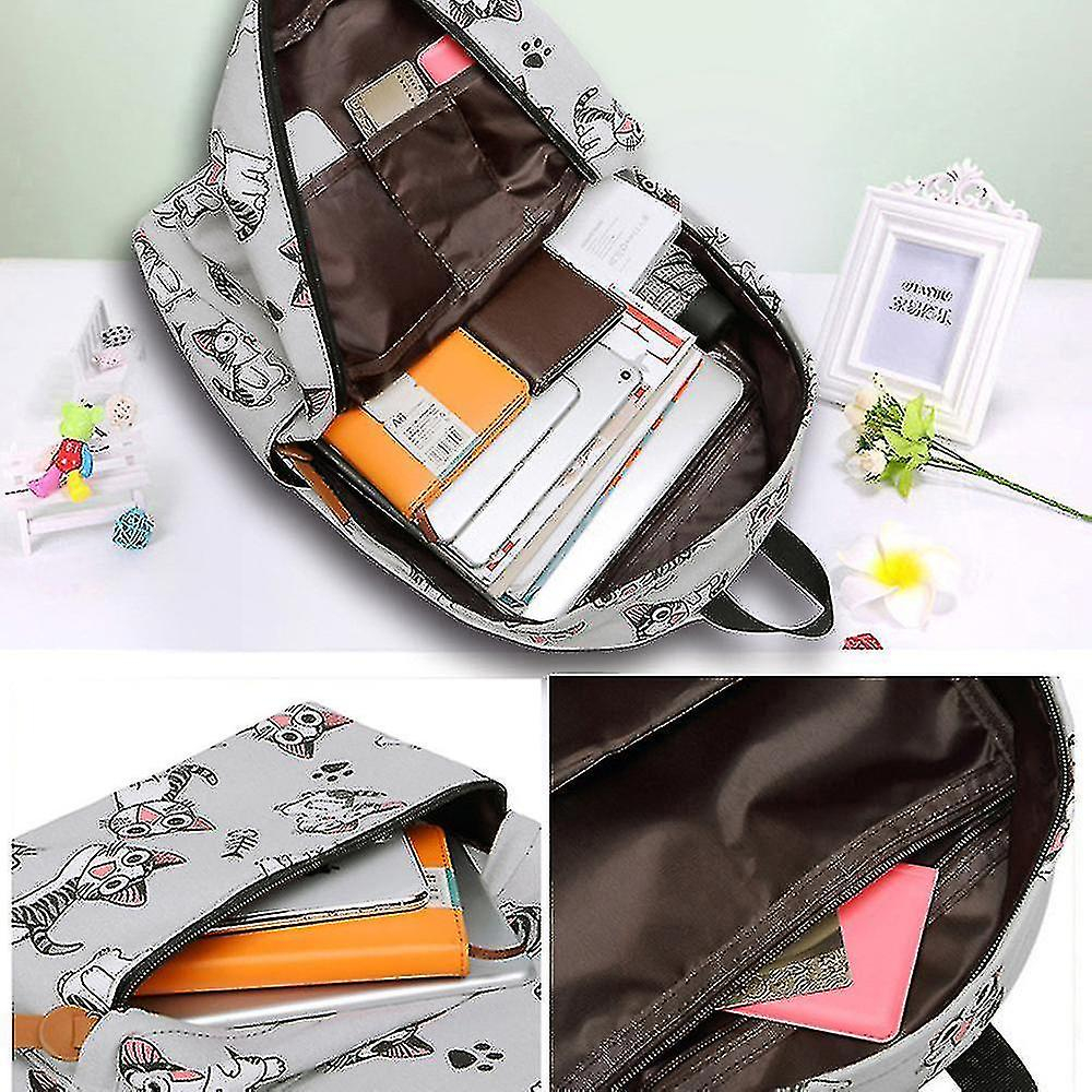 Foto 5 pulgar | Mochila Huoguo De Lona Negra Impermeable Para Niños Y Escuelas - Venta Internacional.