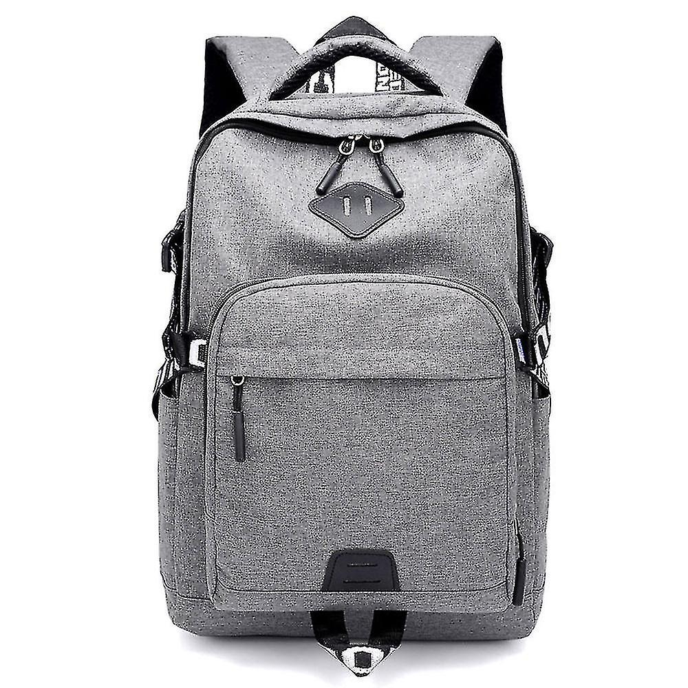 Foto 2 pulgar | Mochila Huoguo Leisure Student Campus, Impermeable, 36-55 L, Color Gris - Venta Internacional.