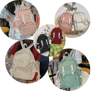Foto 1 | Mochila Huoguo School Para Niñas, Mujeres Y Adolescentes, Ligera, Color Blanco - Venta Internacional.