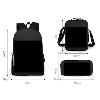 Foto 4 | Mochila Sanlin Beans Dj Marshmallow Para Estudiante De Secundaria - Venta Internacional.