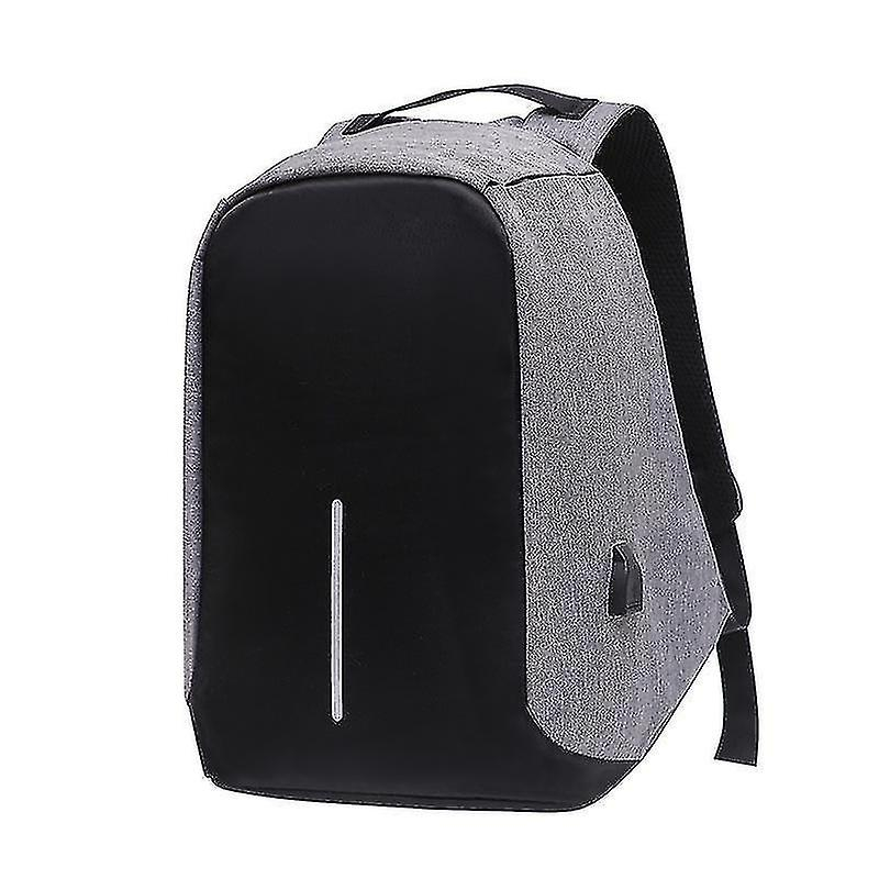 Foto 6 pulgar | Mochila Huoguo Vintage Batik De Lona Impermeable Gris 38 Cm - Venta Internacional.