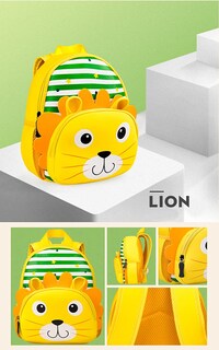 Foto 3 | Mochila Huoguo, Impermeable, Unicornio Preescolar, 21 X 10 X 26 Cm, Todd - Venta Internacional.