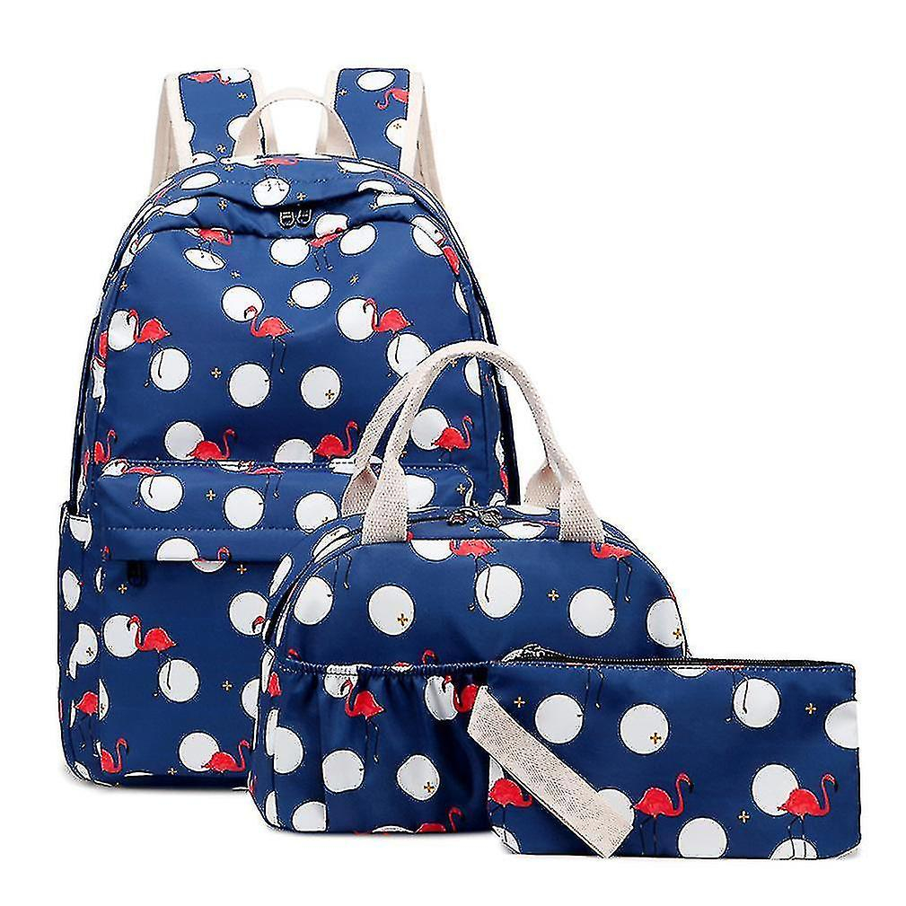 Foto 2 pulgar | Juego De Mochilas Huoguo, Mochila Escolar Casual De Nailon Para Niños, 3 Piezas - Venta Internacional.