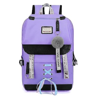 Foto 1 | Mochila Escolar De Lona Huoguo Para Niñas Adolescentes - Venta Internacional.