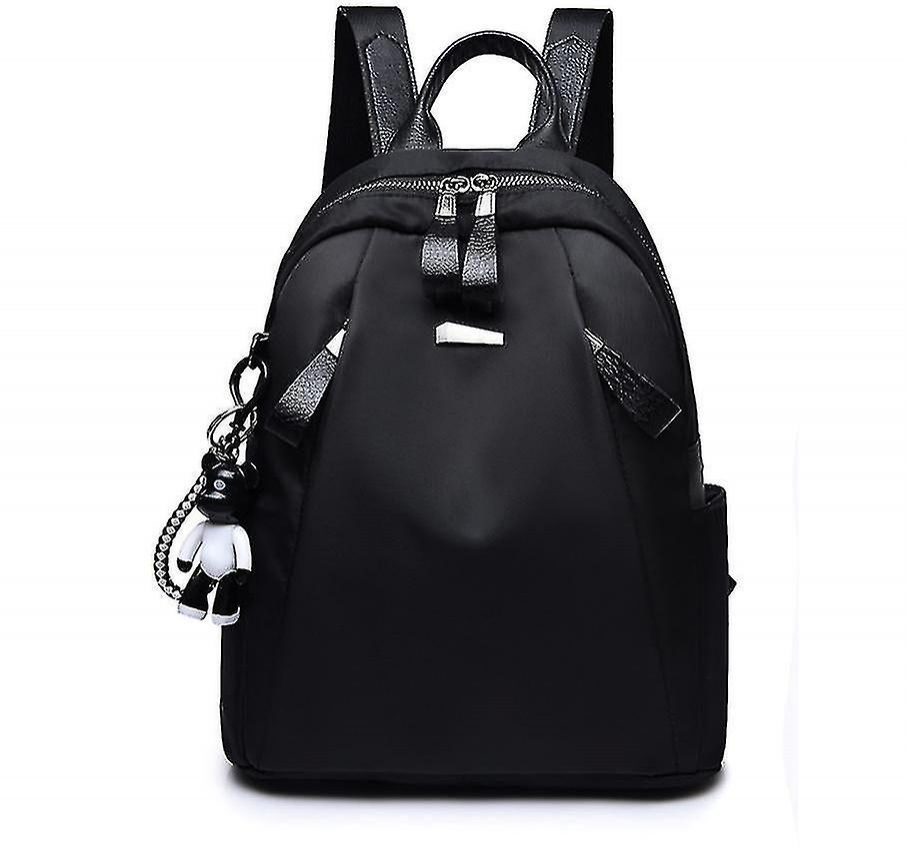 Mochila Huoguo Wild Fashion Para Mujer, Tela Oxford Negra, 20 Litros - Venta Internacional.
