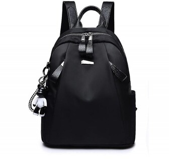 Foto 1 | Mochila Huoguo Wild Fashion Para Mujer, Tela Oxford Negra, 20 Litros - Venta Internacional.