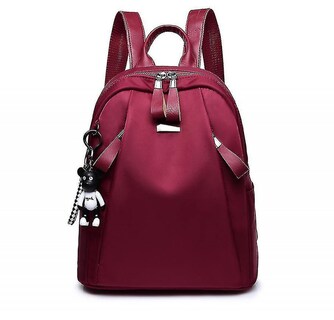 Foto 2 | Mochila Huoguo Wild Fashion Para Mujer, Tela Oxford Negra, 20 Litros - Venta Internacional.