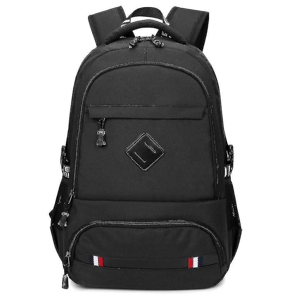 Foto 2 pulgar | Mochila Huoguo Negra Con Carga Usb Impermeable Para La Escuela - Venta Internacional.