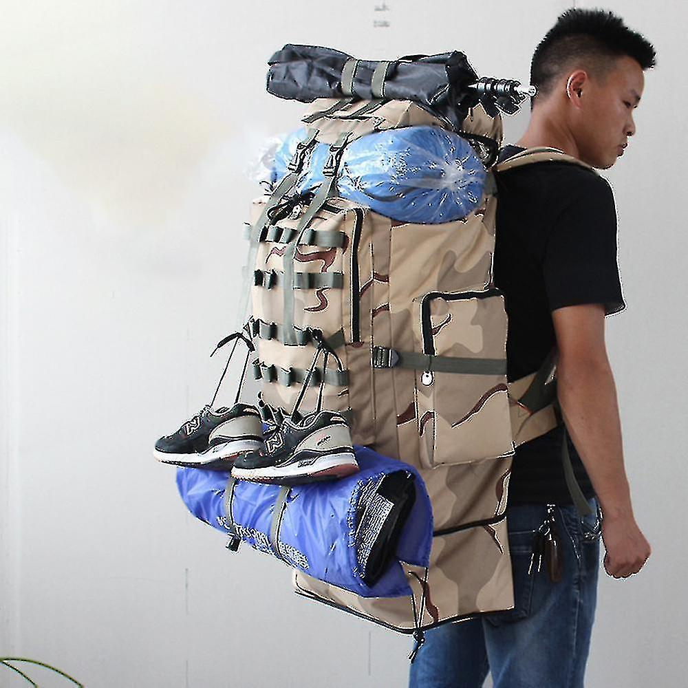 Foto 3 pulgar | Mochila Huoguo De Nailon Para Acampar Al Aire Libre, Montañismo, Viajes - Venta Internacional.