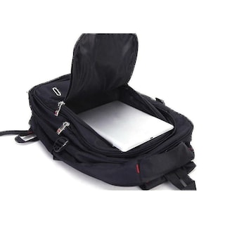 Foto 4 | Mochila Huoguo 15.6 Para Hombre, Exterior, De Nailon, Impermeable, Negra - Venta Internacional.
