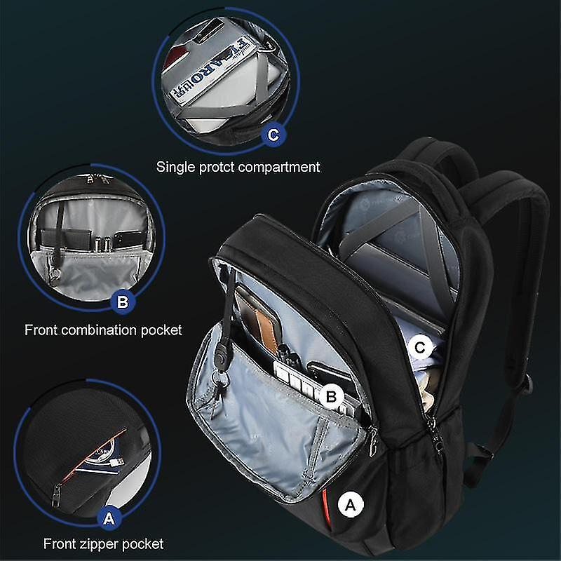 Foto 4 pulgar | Mochila Huoguo 2020 New Fashion De Nailon Impermeable De 15.6 Pulgadas - Venta Internacional.