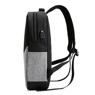 Foto 3 | Mochila Huoguo Leisure Large Space Business De Nailon Gris 35l - Venta Internacional.