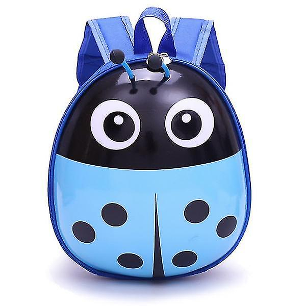 Foto 2 pulgar | Mochila Huoguo Bonita Mariquita De Siete Estrellas Con Dibujos Animados Para Niños, Azul - Venta Internacional.