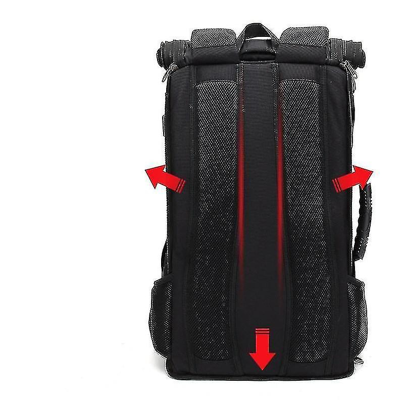 Foto 4 pulgar | Mochila Huoguo Unisex De Viaje Multifuncional Negra 55x32x20 - Venta Internacional.