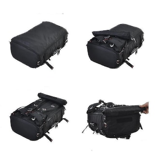 Foto 4 | Mochila Huoguo Unisex De Viaje Multifuncional Negra 55x32x20 - Venta Internacional.