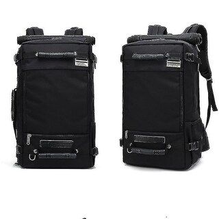 Foto 5 | Mochila Huoguo Unisex De Viaje Multifuncional Negra 55x32x20 - Venta Internacional.