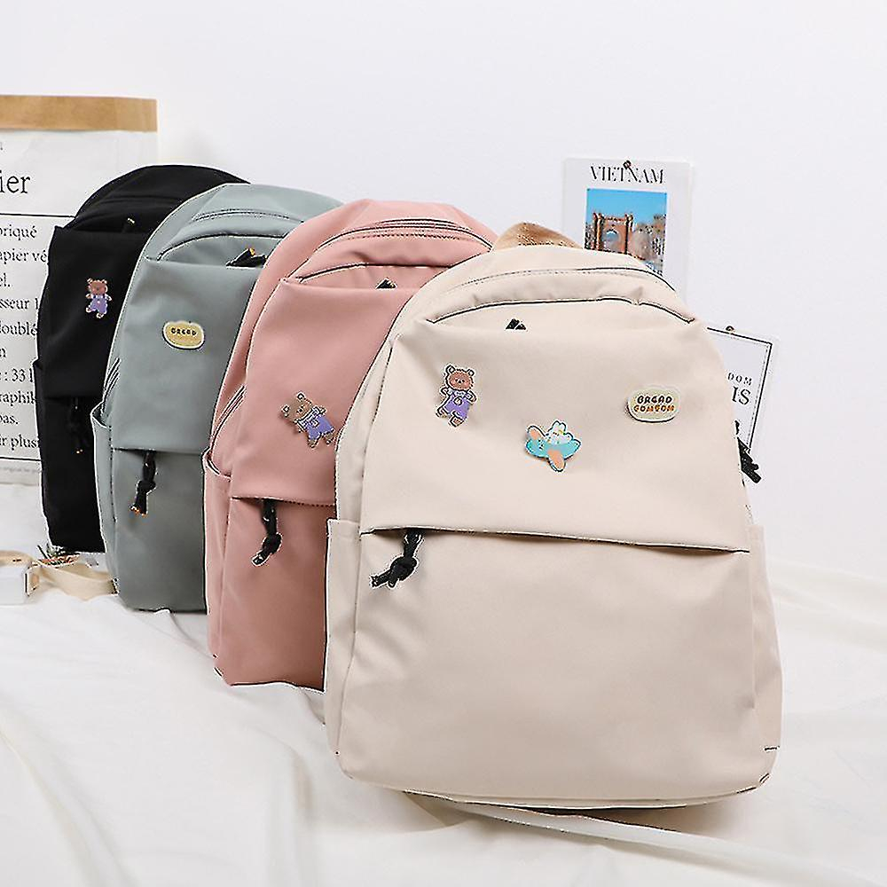 Foto 5 pulgar | Mochila Huoguo Para Alumnos De Primaria Impermeable Rosa - Venta Internacional.