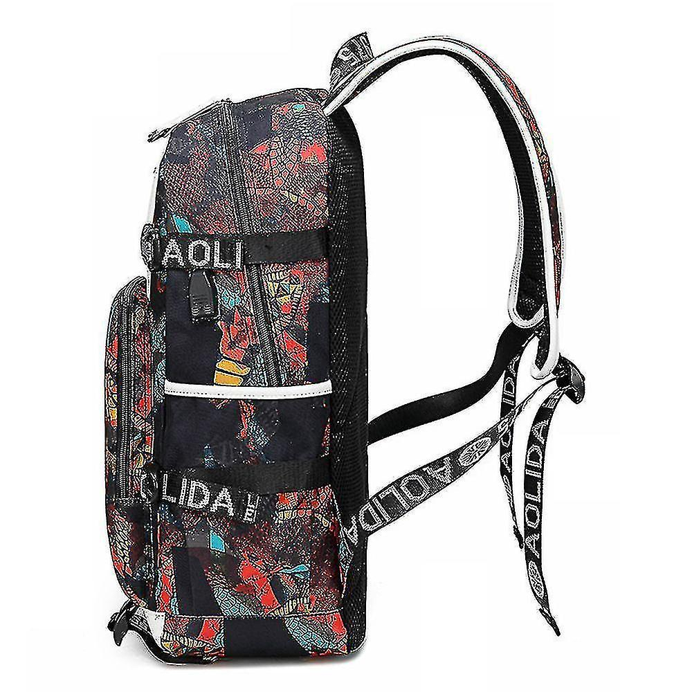Foto 3 pulgar | Mochila Huoguo Oxford Estampada Impermeable 30x15x47cm - Venta Internacional.