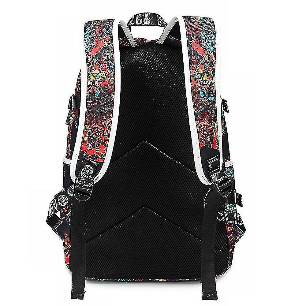 Foto 4 pulgar | Mochila Huoguo Oxford Estampada Impermeable 30x15x47cm - Venta Internacional.