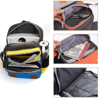 Foto 3 | Mochila Huoguo Dccn Robot Para Niños De Primaria, Blanca - Venta Internacional.