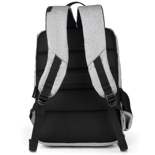 Foto 4 | Mochila Huoguo, Tela Oxford Azul Marino, 28 X 10 X 39 Cm, Cargador Usb - Venta Internacional.