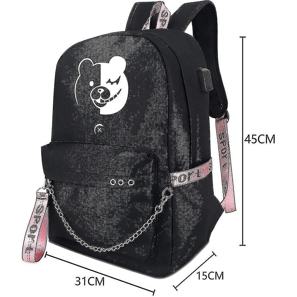 Foto 5 pulgar | Mochila Huoguo Oxford De Tela Unisex Escolar 45x31x15 Cm - Venta Internacional.