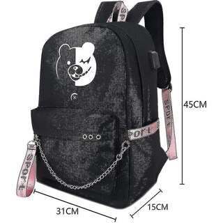 Foto 4 | Mochila Huoguo Oxford De Tela Unisex Escolar 45x31x15 Cm - Venta Internacional.