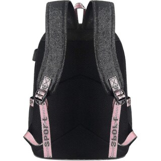 Foto 5 | Mochila Huoguo Oxford De Tela Unisex Escolar 45x31x15 Cm - Venta Internacional.
