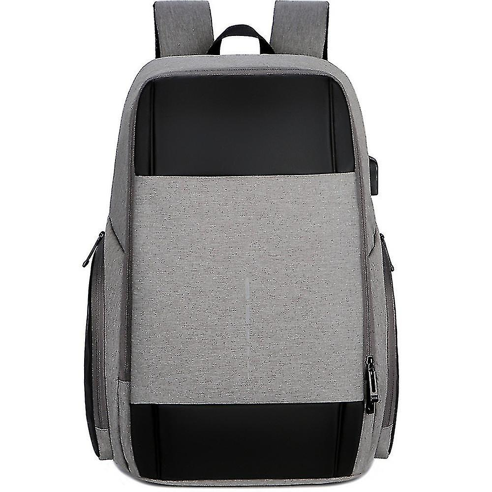 Foto 2 pulgar | Mochila Huoguo Impermeable De Gran Capacidad Para Hombre Gris - Venta Internacional.
