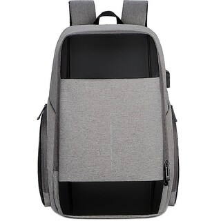 Foto 1 | Mochila Huoguo Impermeable De Gran Capacidad Para Hombre Gris - Venta Internacional.