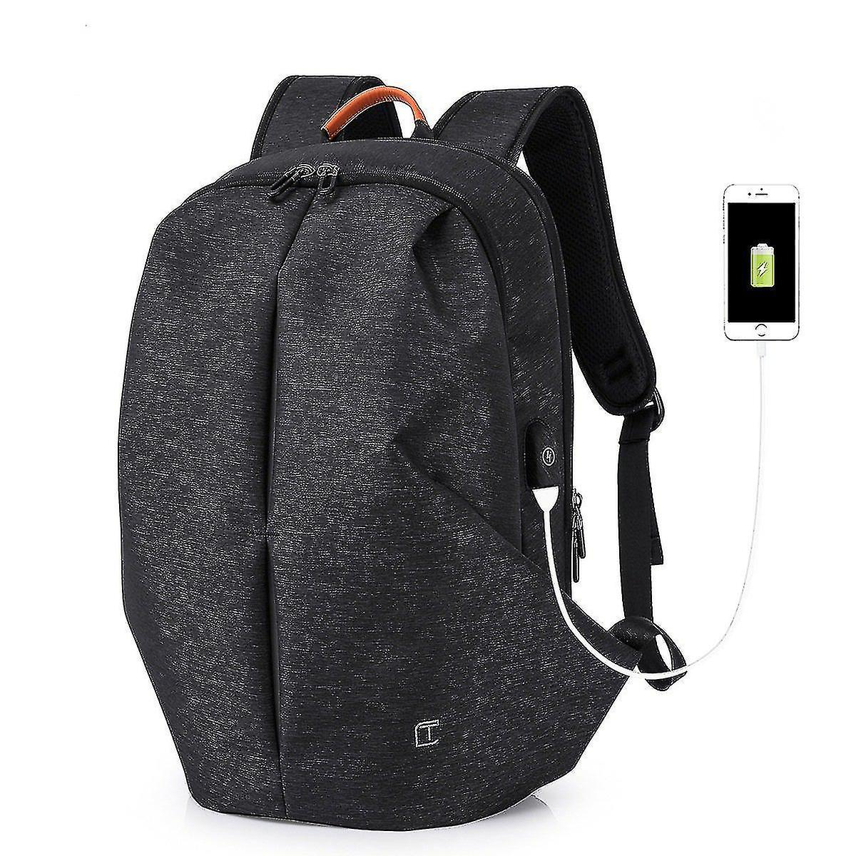 Foto 3 pulgar | Mochila Huoguo Para Hombre, Poliéster Azul, 47 X 29 Cm, Con Carga Usb P - Venta Internacional.