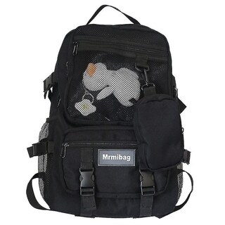 Foto 1 | Mochila Huoguo College Students Trend De Gran Capacidad Negra - Venta Internacional.