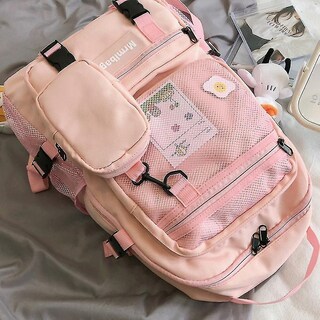 Foto 3 | Mochila Huoguo College Students Trend De Gran Capacidad Negra - Venta Internacional.