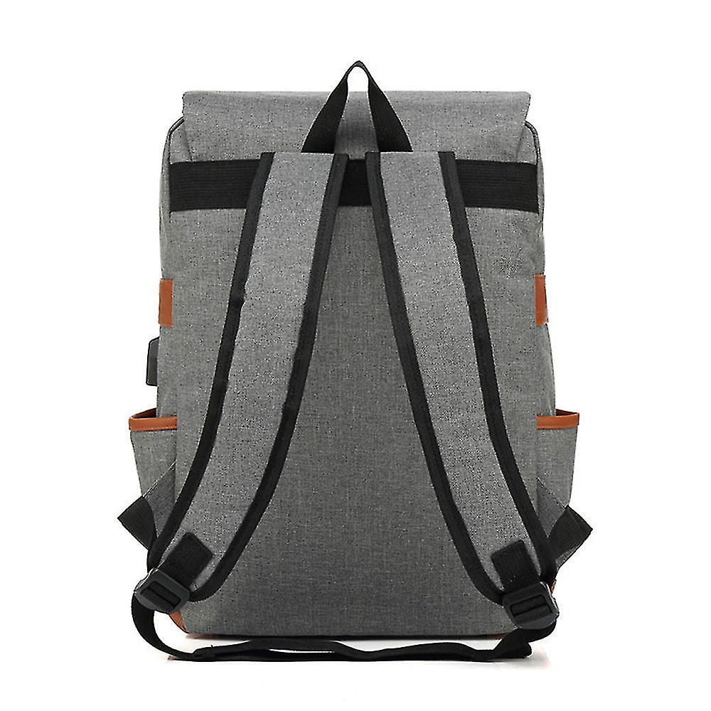 Foto 2 | Mochila Escolar Sanlin Beans Owl Para Adolescentes Con Puerto Usb - Venta Internacional.