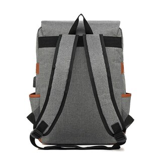 Foto 2 | Mochila Escolar Sanlin Beans Owl Para Adolescentes Con Puerto Usb - Venta Internacional.