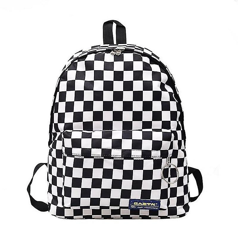 Foto 2 pulgar | Mochila Huoguo Lattice Travel Canvas Para Mujeres Y Hombres Unisex - Venta Internacional.