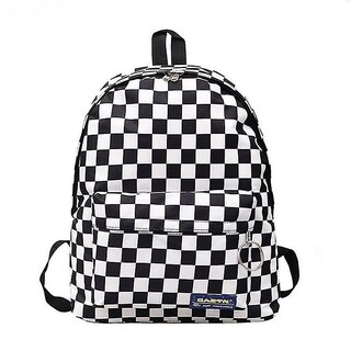 Foto 1 | Mochila Huoguo Lattice Travel Canvas Para Mujeres Y Hombres Unisex - Venta Internacional.