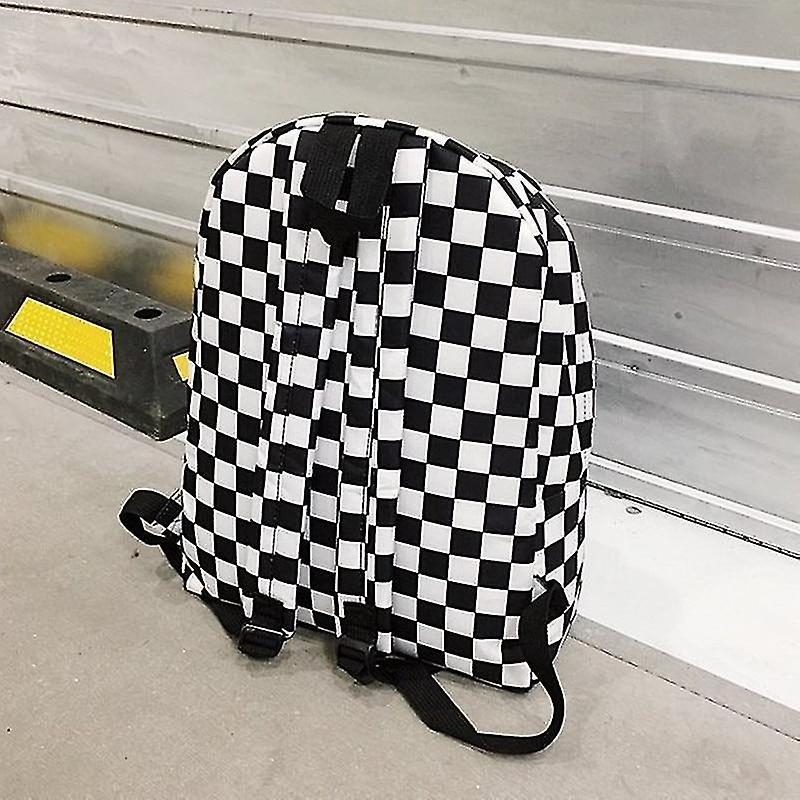 Foto 6 pulgar | Mochila Huoguo Lattice Travel Canvas Para Mujeres Y Hombres Unisex - Venta Internacional.