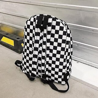 Foto 5 | Mochila Huoguo Lattice Travel Canvas Para Mujeres Y Hombres Unisex - Venta Internacional.