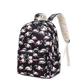 Foto 4 | Set De Mochilas Sanlin Beans Con Estampado De Flamencos, 3 Piezas, Para Escuela Y Entretenimiento - Venta Internacional.