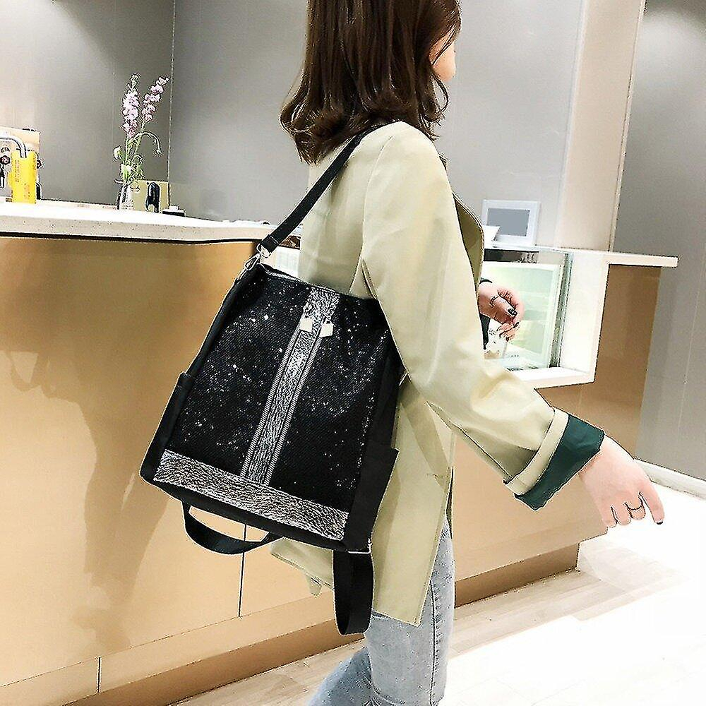 Foto 3 | Mochila Huoguo Para Mujer, Viajes Y Escuelas, Piel Sintética, Gran Capacidad - Venta Internacional.