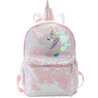 Foto 1 | Mochila Escolar Huoguo, Mochila Escolar Con Lentejuelas Y Lentejuelas De Unicornio - Venta Internacional.
