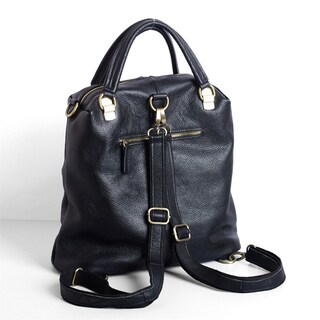 Foto 1 | Mochila Sanlin Beans De Piel Sintética Negra Para Mujer, 1 Kg - Venta Internacional.