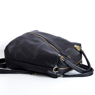 Foto 2 | Mochila Sanlin Beans De Piel Sintética Negra Para Mujer, 1 Kg - Venta Internacional.